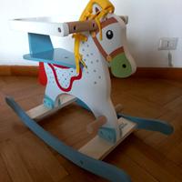 Cavallo a dondolo in legno Wood 'n Play