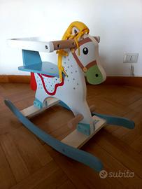 Cavallo a dondolo in legno Wood 'n Play
