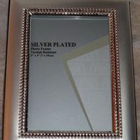 Cornice silver plated con scatola originale 7x10cm