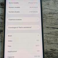 Iphone 13 pro 256 gb buono stato colore oro