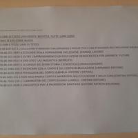 LIBRI DI TESTO UNIVERSITA' BICOCCA-PERFETTO STATO