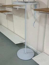 Appendi abiti rotante da esposizione bianco