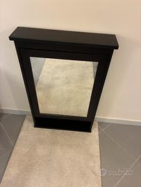 HEMNES Mobiletto x bagno con specchio