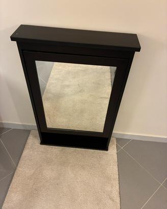 HEMNES Mobiletto x bagno con specchio