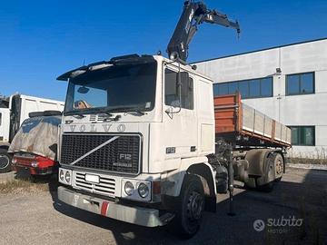 VOLVO F12 6X2 GRU HAIB 140 E CASSONE RIBALTABILE T