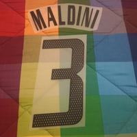 Nameset #3 MALDINI maglia Milan Finale Champions