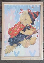 Orsetto Maghetto in cornice 20x30
