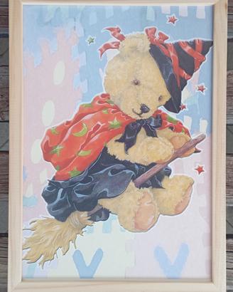 Orsetto Maghetto in cornice 20x30