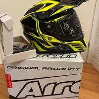 Airoh Commander tg L carbon-yellow