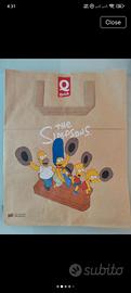 carta The Simpsons fast food paper bag