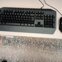 KIT MOUSE E TASTIERA DA GAMING GX TRUST