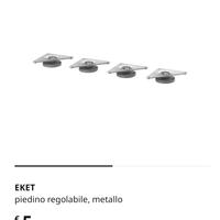 2 pz. Piedini mobile Eket Ikea