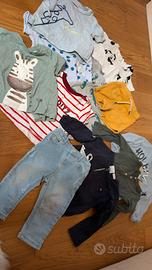 Maxi Lotto Abbigliamento Bambino 9-18 mesi