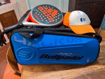 Set zaino + racchetta padel
