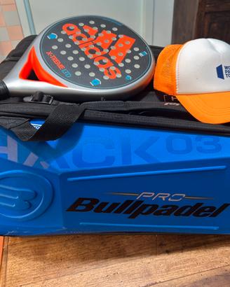 Set zaino + racchetta padel