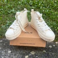Sneakers tela panna donna