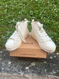 Sneakers tela panna donna