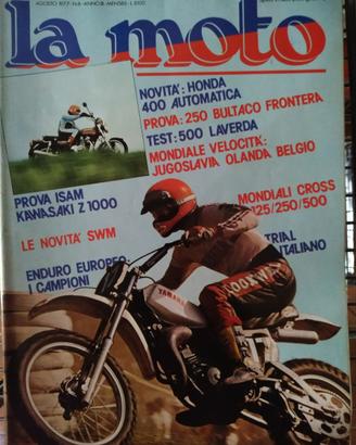 Rivista LA MOTO numero 8 anno 1977