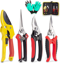 KOTTO Forbici Potatura 4 Pezzi,Cesoie per Rose Aff