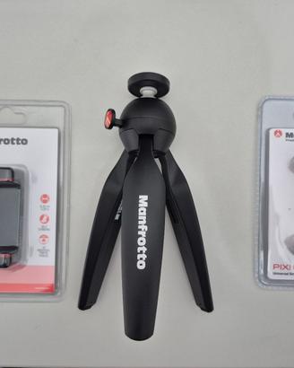 Manfrotto PIXI Treppiede da Tavolo + 2 morsetti