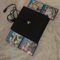 Ps4 Pro 1T + joystick+ giochi