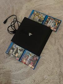 Ps4 Pro 1T + joystick+ giochi