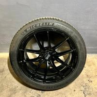 4 cerchi OZ Racing R18 5x112 + Gomme Michelin