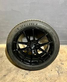 4 cerchi OZ Racing R18 5x112 + Gomme Michelin