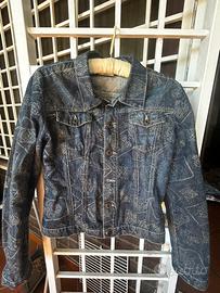Giubotto jeans versace