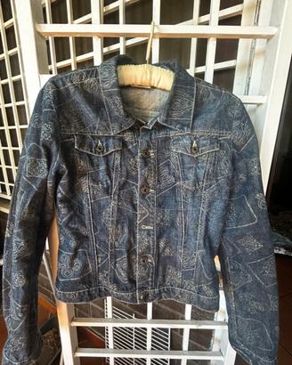 Giubotto jeans versace