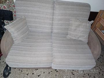 Divano letto largo 140cm materasso 100 x 190