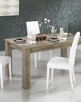 Tavolo cucina soggiorno effetto legno