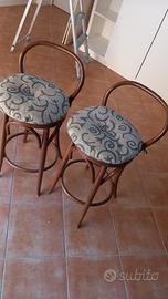 sgabelli in legno