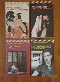 Quattro libri di Yukio Mishima. Ed. Feltrinelli