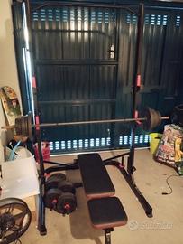 sbarra, porta bilanciere 2 in 1 