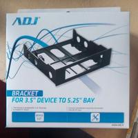 ADJ BRACKET FOR 3.5 DEVICE TO 5.25 BAY