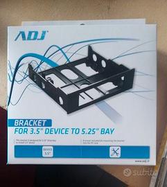ADJ BRACKET FOR 3.5 DEVICE TO 5.25 BAY