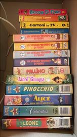 VHS cartoni animati  14 pezzi