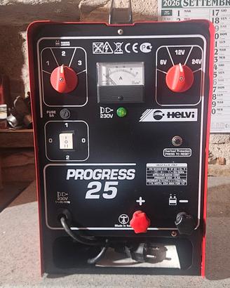 carica batterie 6v/12v/24v helvi progress 25