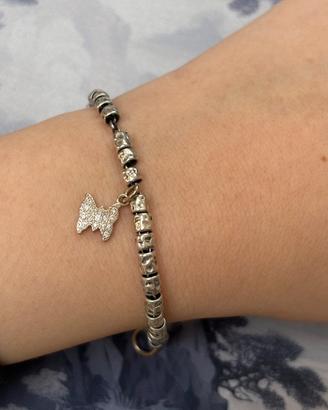 Bracciale DoDo con farfalla in oro 18k e diamanti