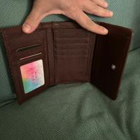 Portafoglia vera pelle rfid protected