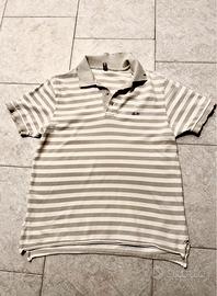 Polo Sun68 tg. M bianco-grigia