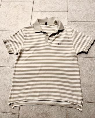 Polo Sun68 tg. M bianco-grigia