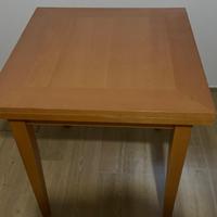 TAVOLO 70X70 FAGGIO QUADRATO ALLUNGABILE