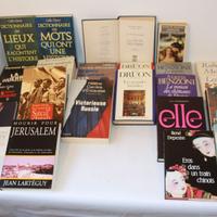 21 libri Storia e romanzi in lingua  Francese