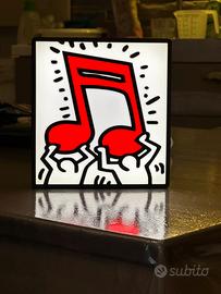 Lampada Keith haring -Led USB - Music