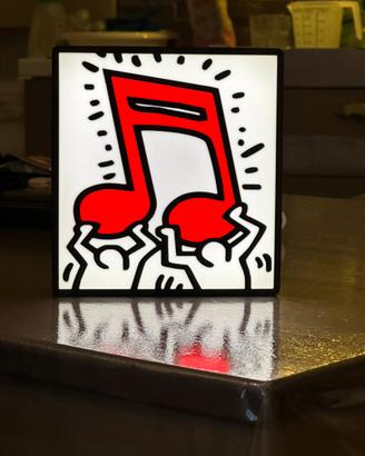 Lampada Keith haring -Led USB - Music