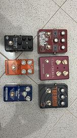 Pedali per chitarra elettrica basso vari