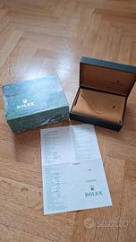 scatola e garanzia Rolex