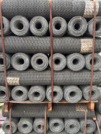 Rete metallica in acciaio zincato 50m H 1m